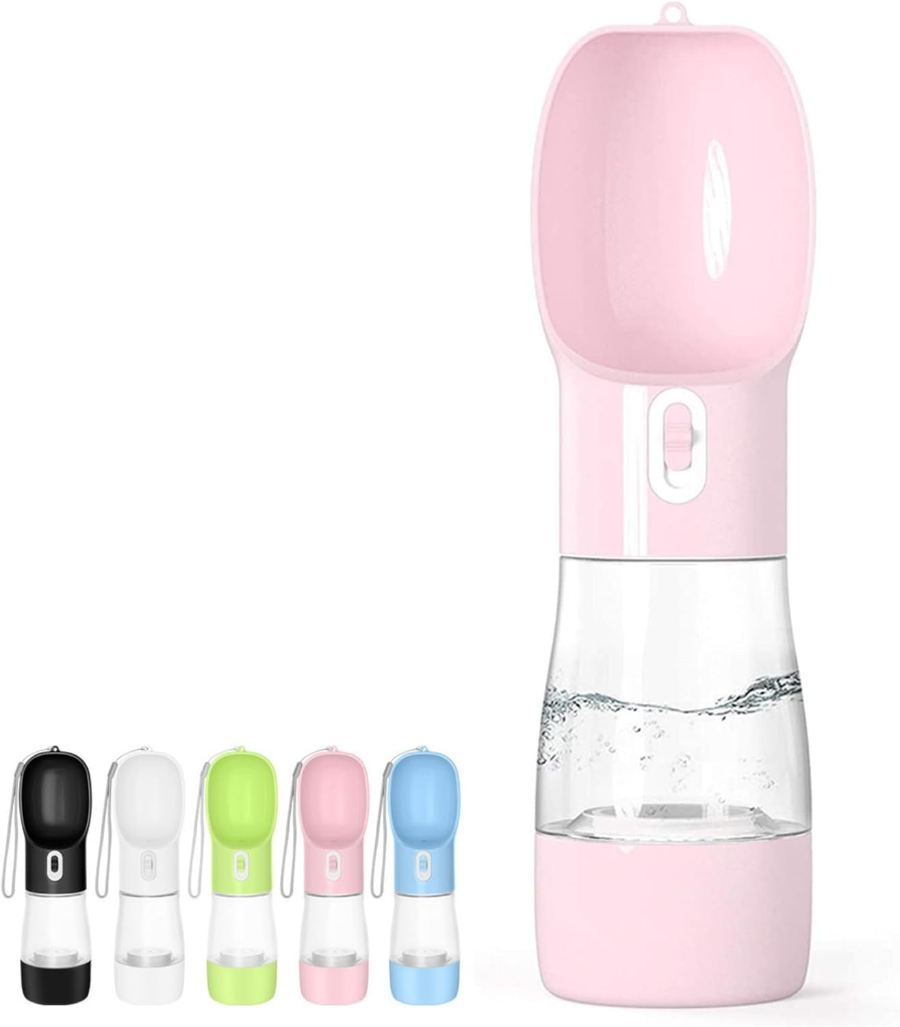 Portable Dog Water Bottle - Leak Proof Dog Water Dispenser with Bowl 