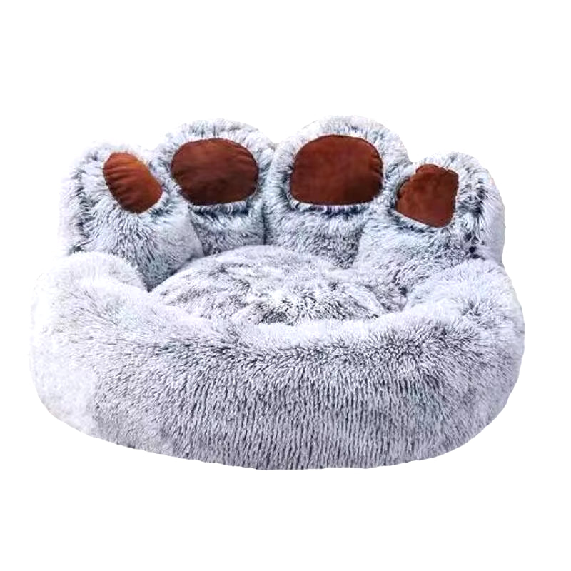 Deluxe Fluffy Dog Bed - Cozy Plush Kennel for Large Dogs & Cats - Premium Winter Bedding Cushion