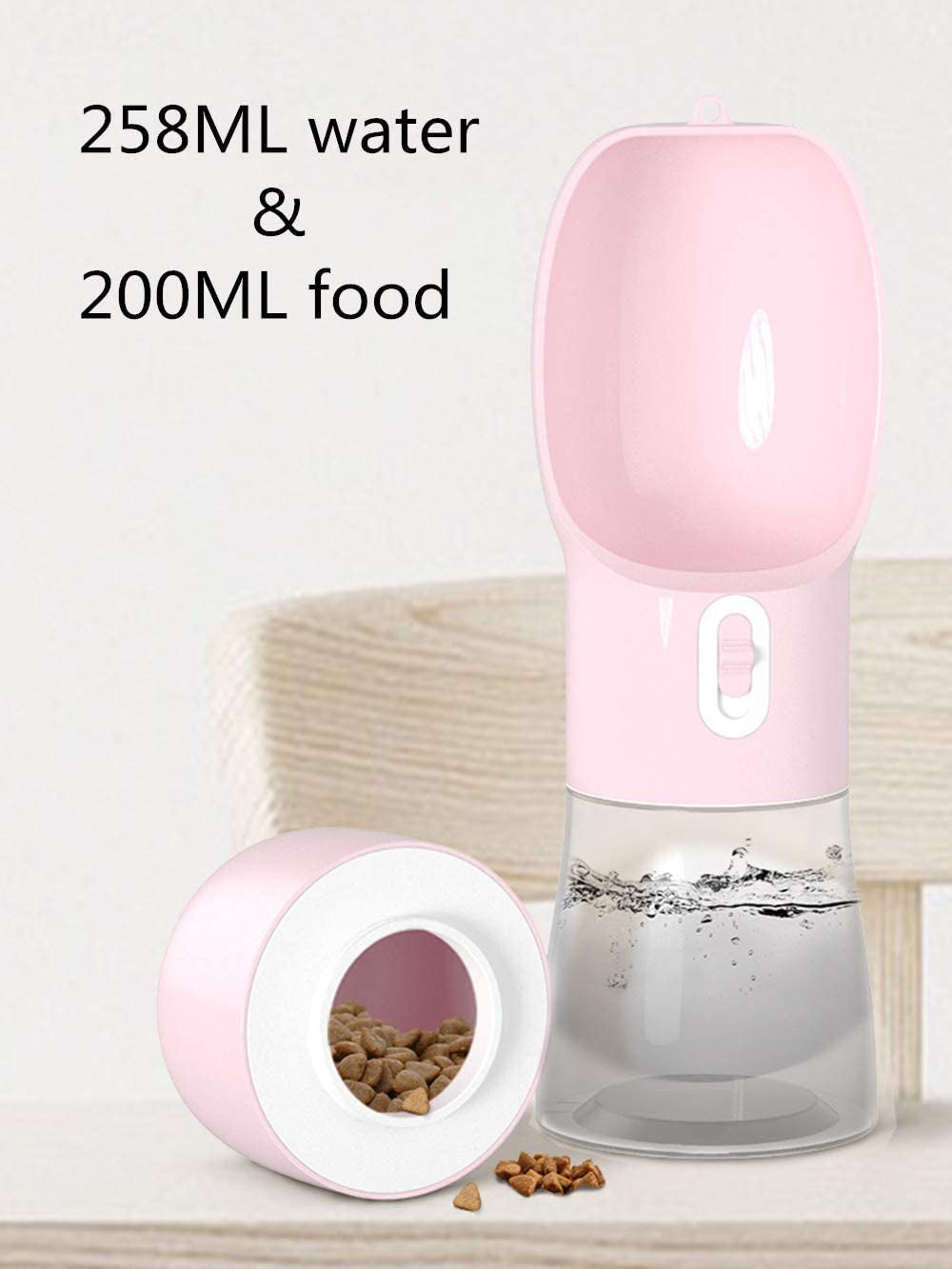 Portable Dog Water Bottle - Leak Proof Dog Water Dispenser with Bowl 