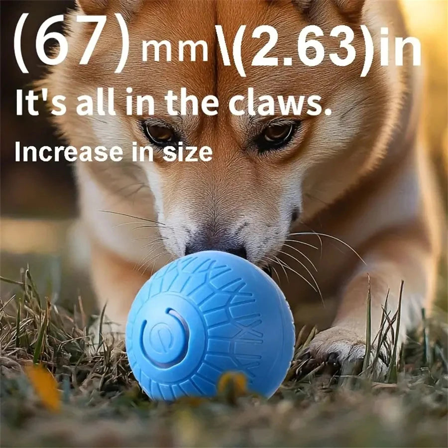 Interactive Smart Dog Toy Ball - Automatic Rolling & Bouncing Fun for your Furry Friend
