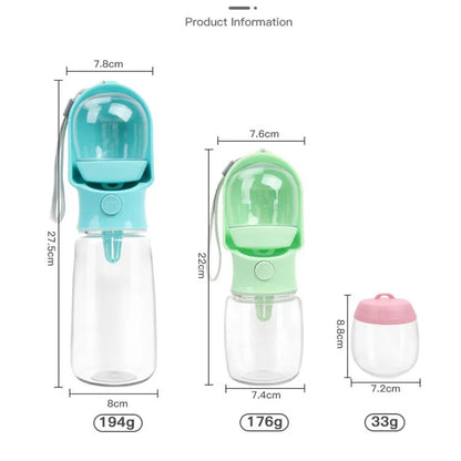 Ultimate Portable Water Bottle for Dogs and Cats - Stay Hydrated on the Go!