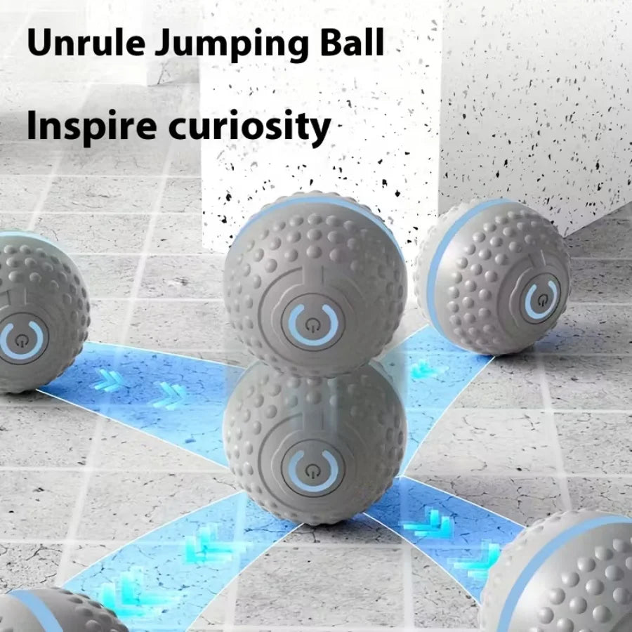 Interactive Smart Dog Toy Ball - Automatic Rolling & Bouncing Fun for your Furry Friend