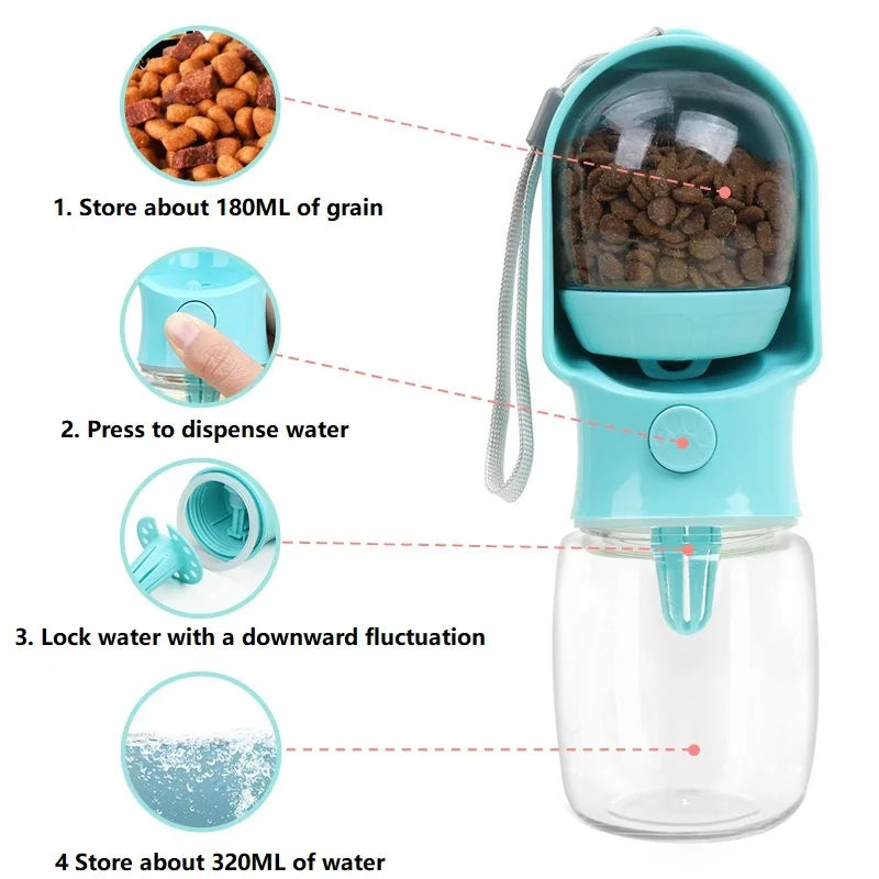 Ultimate Portable Water Bottle for Dogs and Cats - Stay Hydrated on the Go!