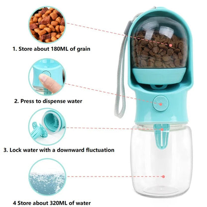 Ultimate Portable Water Bottle for Dogs and Cats - Stay Hydrated on the Go!