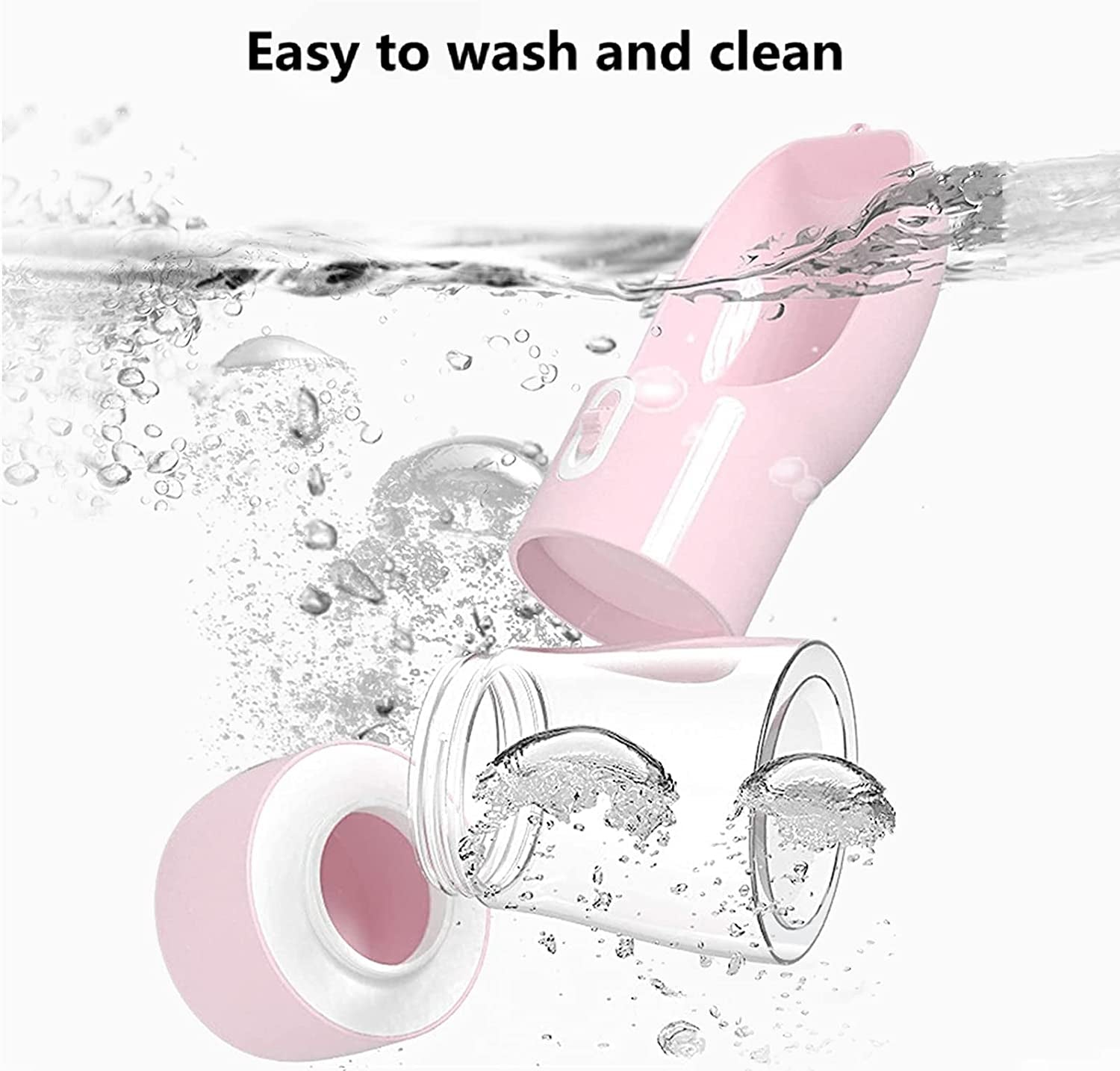 Portable Dog Water Bottle - Leak Proof Dog Water Dispenser with Bowl 