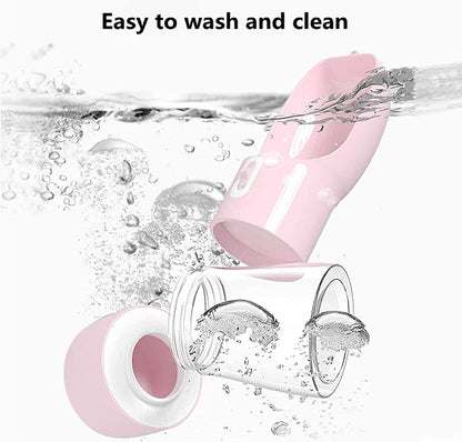 Portable Dog Water Bottle - Leak Proof Dog Water Dispenser with Bowl 