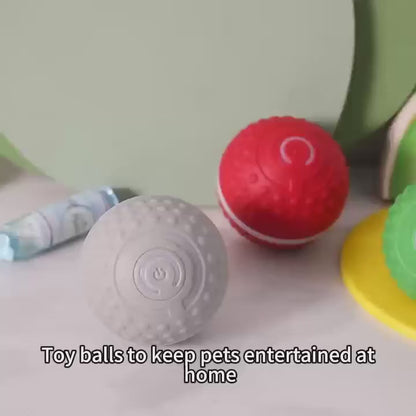 Interactive Smart Dog Toy Ball - Automatic Rolling & Bouncing Fun for your Furry Friend